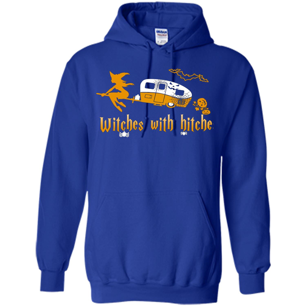 Halloween T-shirt Witches With Hitches T-shirt Royal