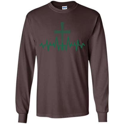 Christian ECG T-shirt Dark Chocolate