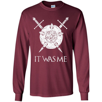 Film Lover T-shirt It Was Me T-shirt Maroon