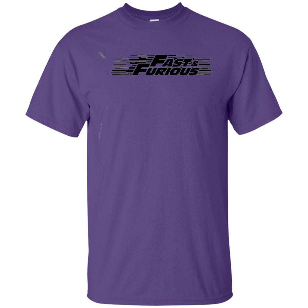 Movie T-shirt Fast And Furious Purple