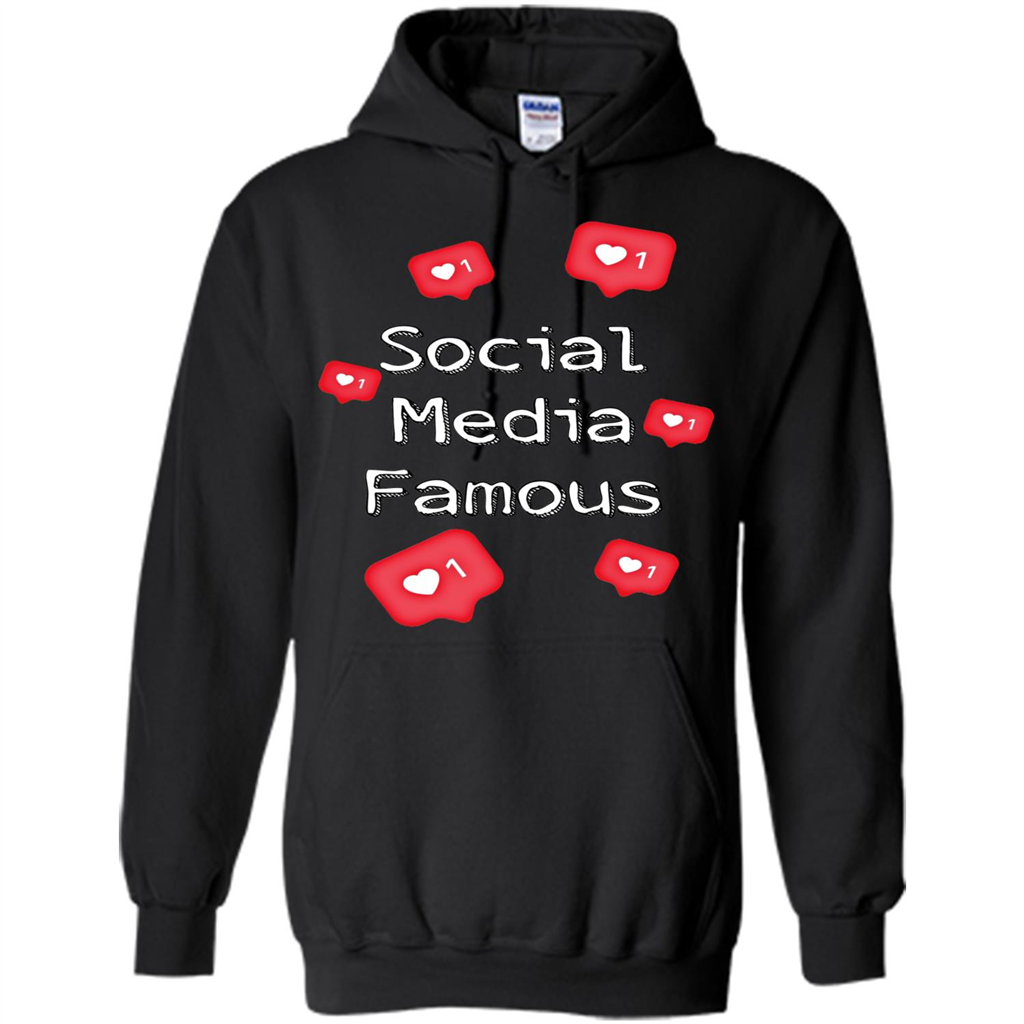 Social Media Famous T-shirt Black