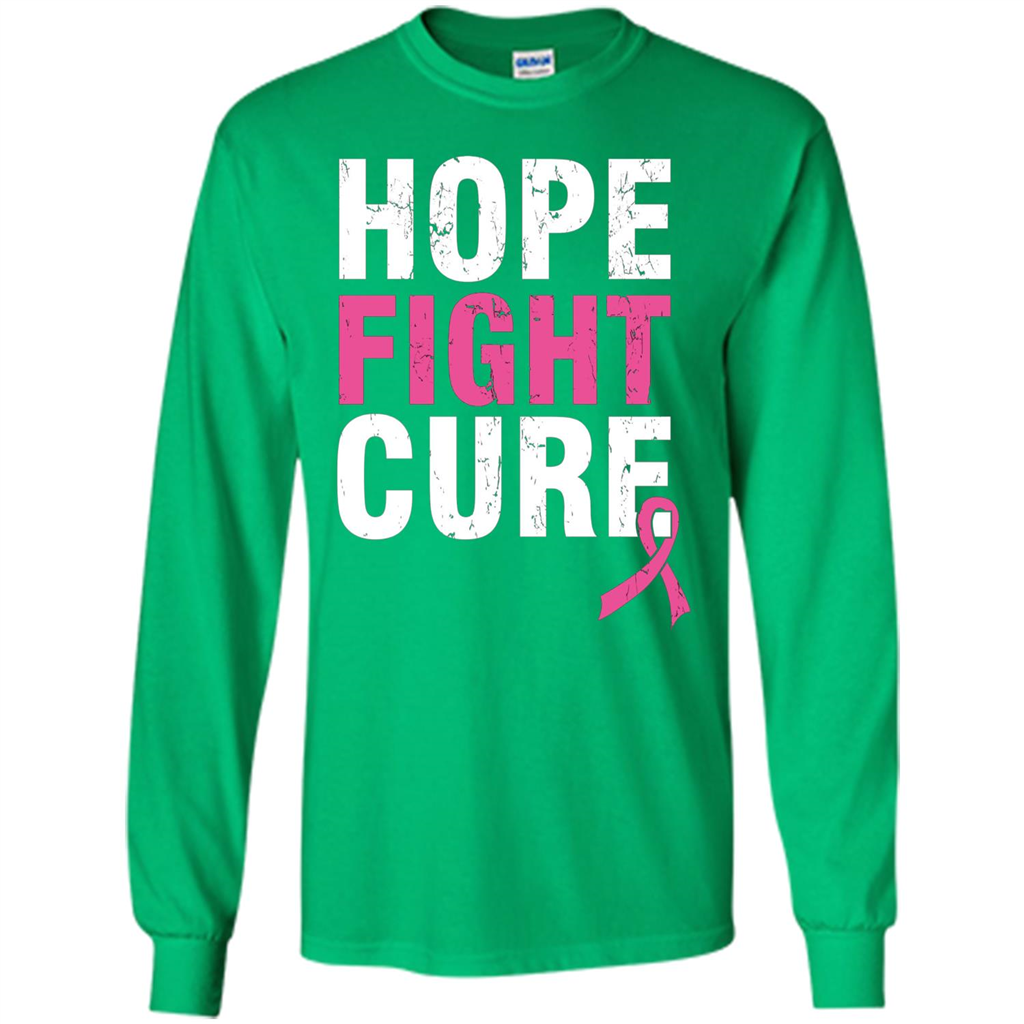 Breast Cancer Awareness T-shirt Hope Fight Cure Irish Green