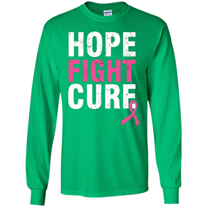 Breast Cancer Awareness T-shirt Hope Fight Cure Irish Green