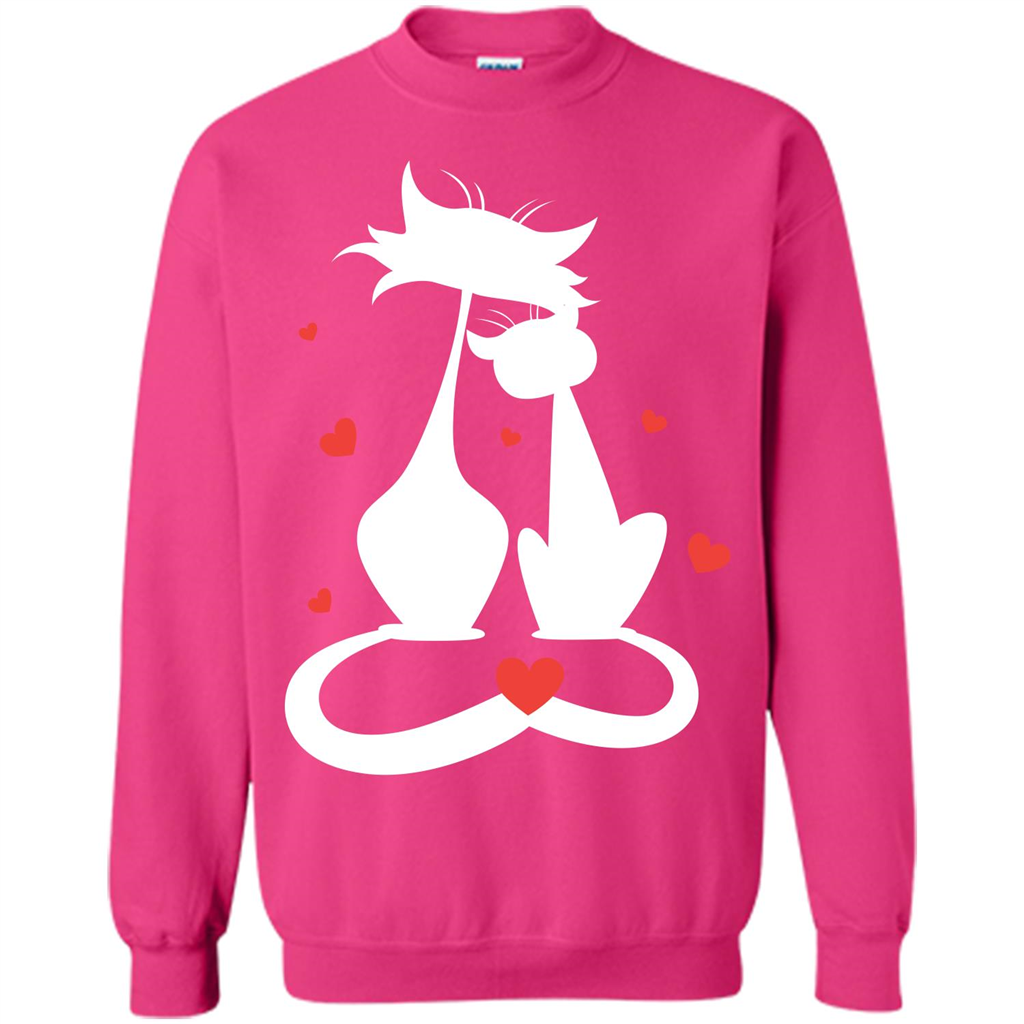 Cat Lover T-shirt Cat Couples Heliconia