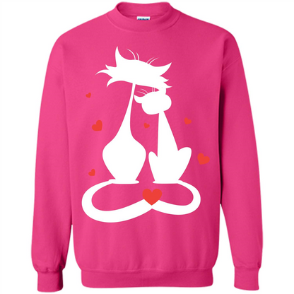Cat Lover T-shirt Cat Couples Heliconia