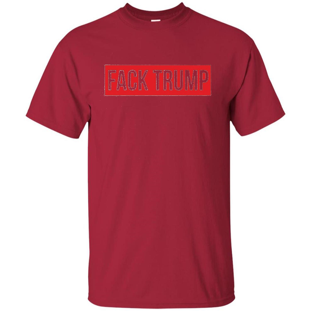Fack Trump T-shirt Anti Trump T-shirt Cardinal