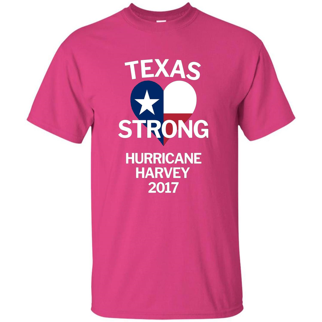 Texas Strong Hurricane Harvey 2017 T-shirt Heliconia