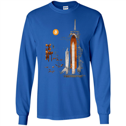 Bitcoin T-Shirt Crypto Shirt Blockchain T-shirt Moon Royal
