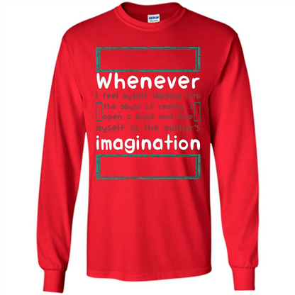 Whenever I Feel Myself Slipping In To The Abyss T-shirt Red