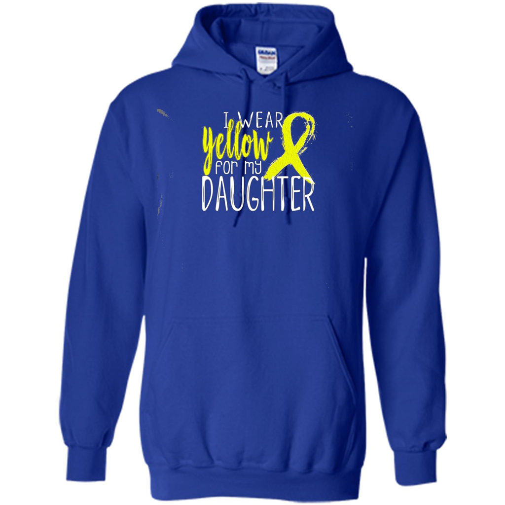 I Wear Yellow Ribbon For My Daughter T-shirt Royal