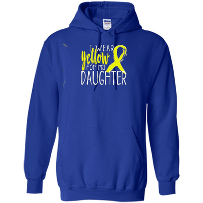 I Wear Yellow Ribbon For My Daughter T-shirt Royal