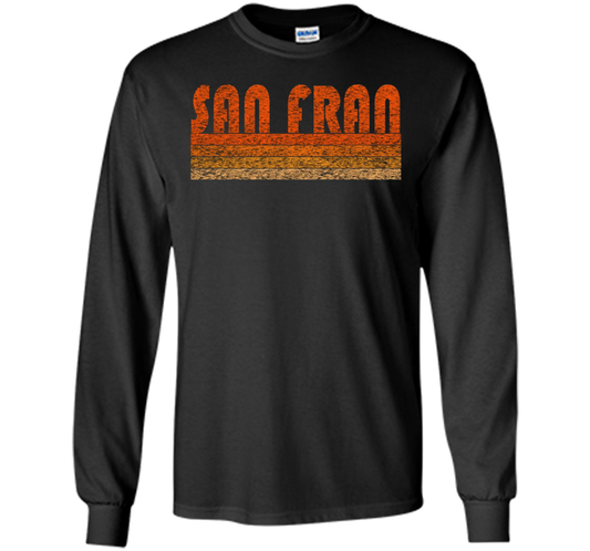 Vintage Retro San Francisco T-Shirt cool shirt Black