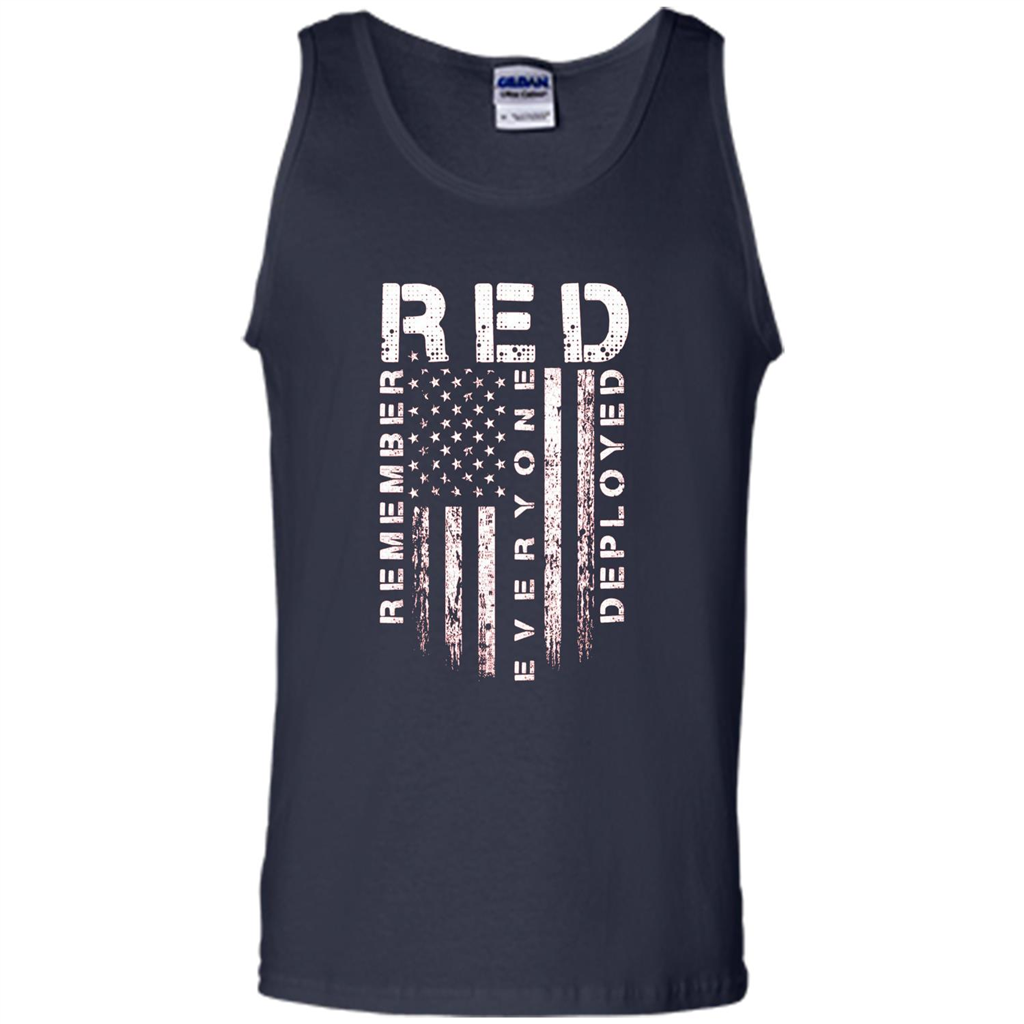Red Friday - Remember Everyone Veteran Deployed T-shirt Navy