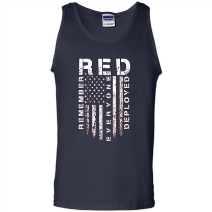 Red Friday - Remember Everyone Veteran Deployed T-shirt Navy