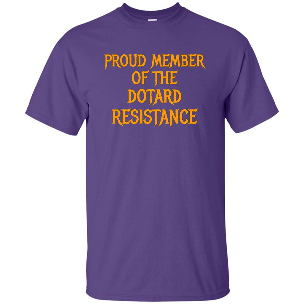 American President T-shirt Proud Member Of The Dotard Resistance T-shirt Purple