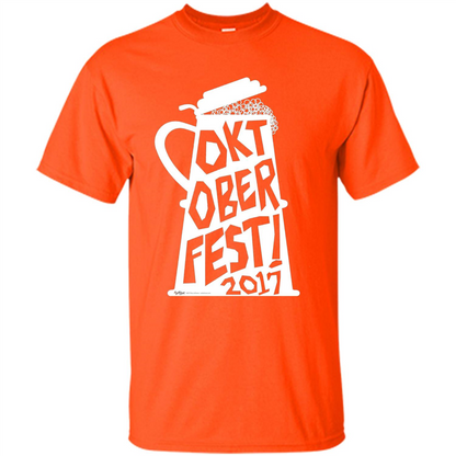 Oktoberfest 2017 Drinking Festival T-shirt Orange