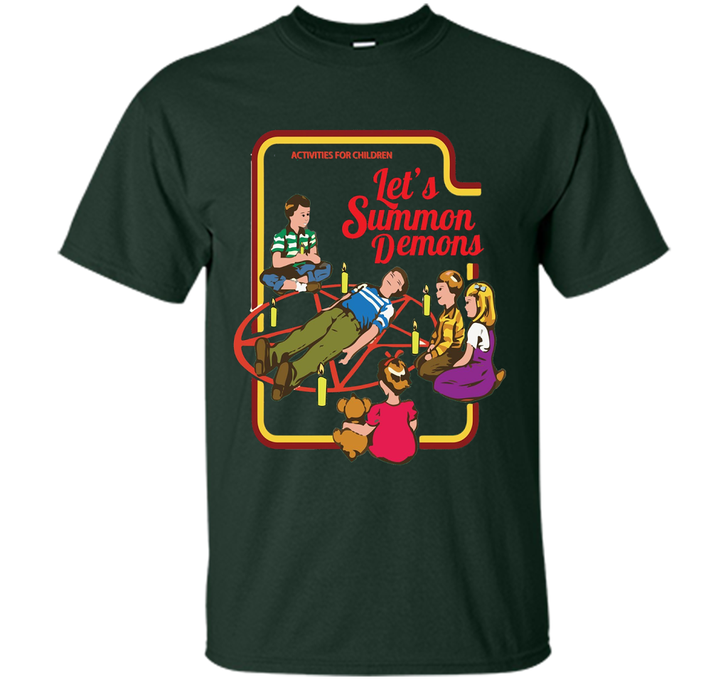 Let's Summon Demons T-Shirt Forest Green