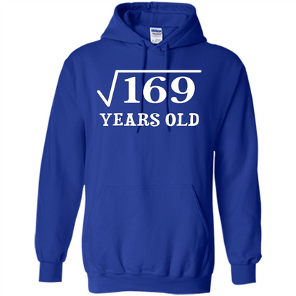 Square Root of 169 T-shirt 13th birthday T-shirt Royal