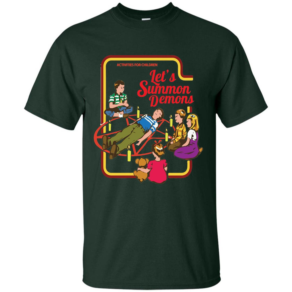 Let's Summon Demons T-Shirt Forest Green