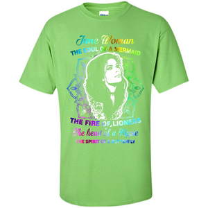 June Woman T-shirt The Heart Of A Hippie