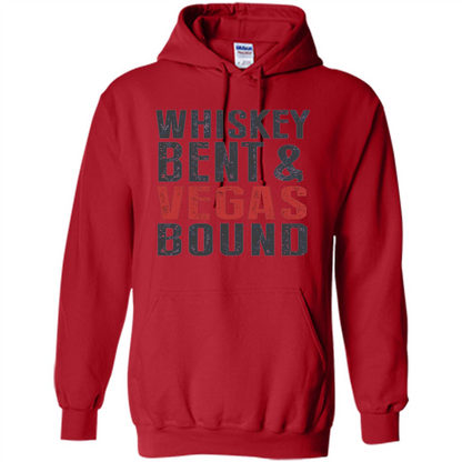 Whiskey Bent And Vegas Bound T-shirt Bachelor tshirt Red