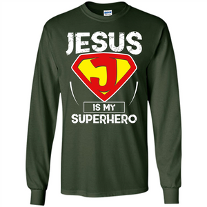 Christian T-shirt Jesus Is My Superhero T-shirt