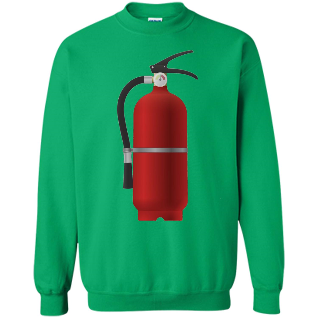 Fire Extinguisher T-shirt Emergency Fire Protection Irish Green