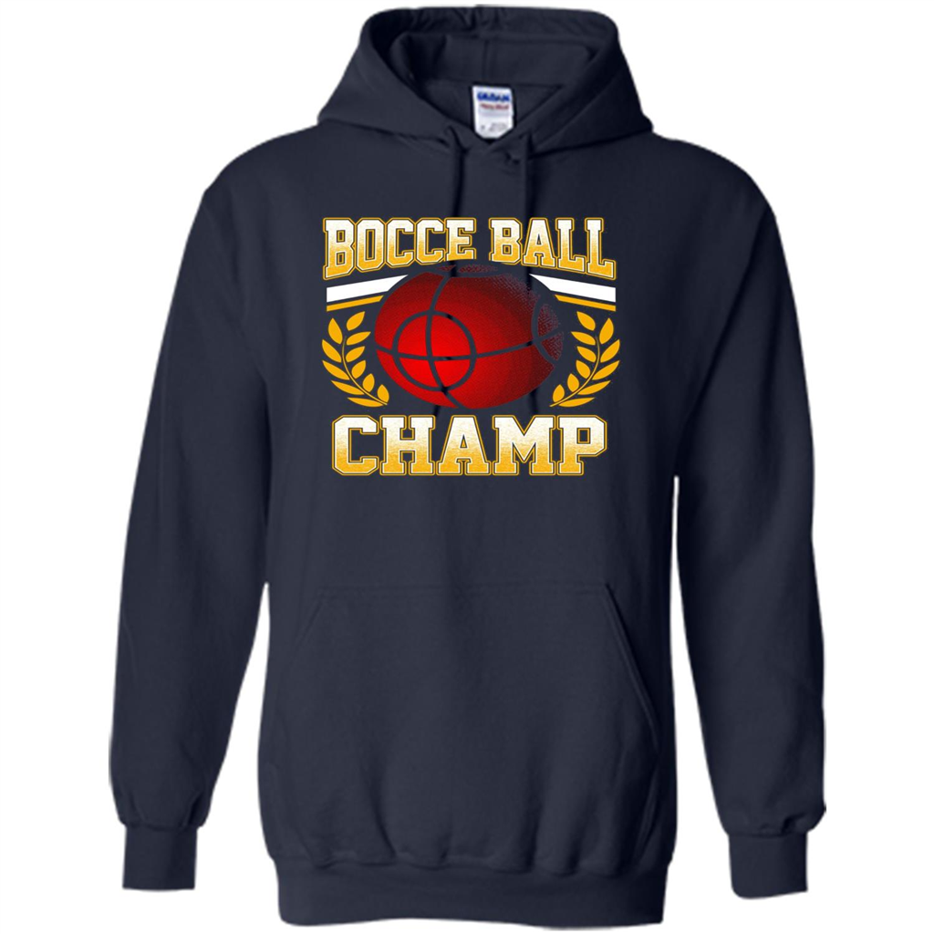 Bocce Ball Champ T-Shirt Bocce Ball Player Navy
