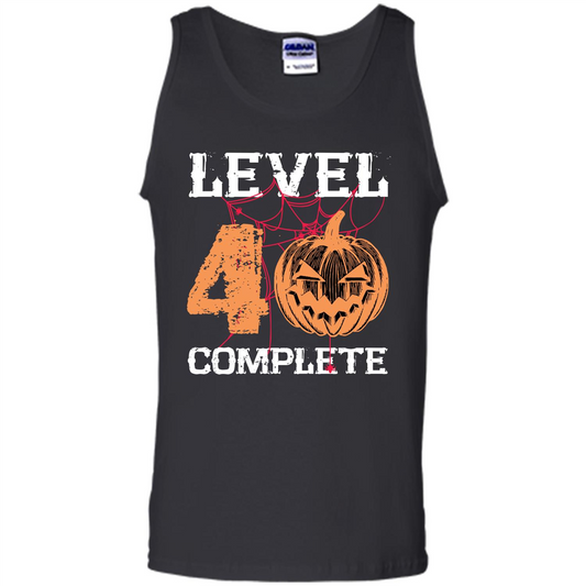 Halloween T-shirt Level 40 Complete Black