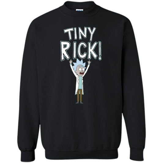 TV Series T-shirt Tiny Rick T-shirt Black