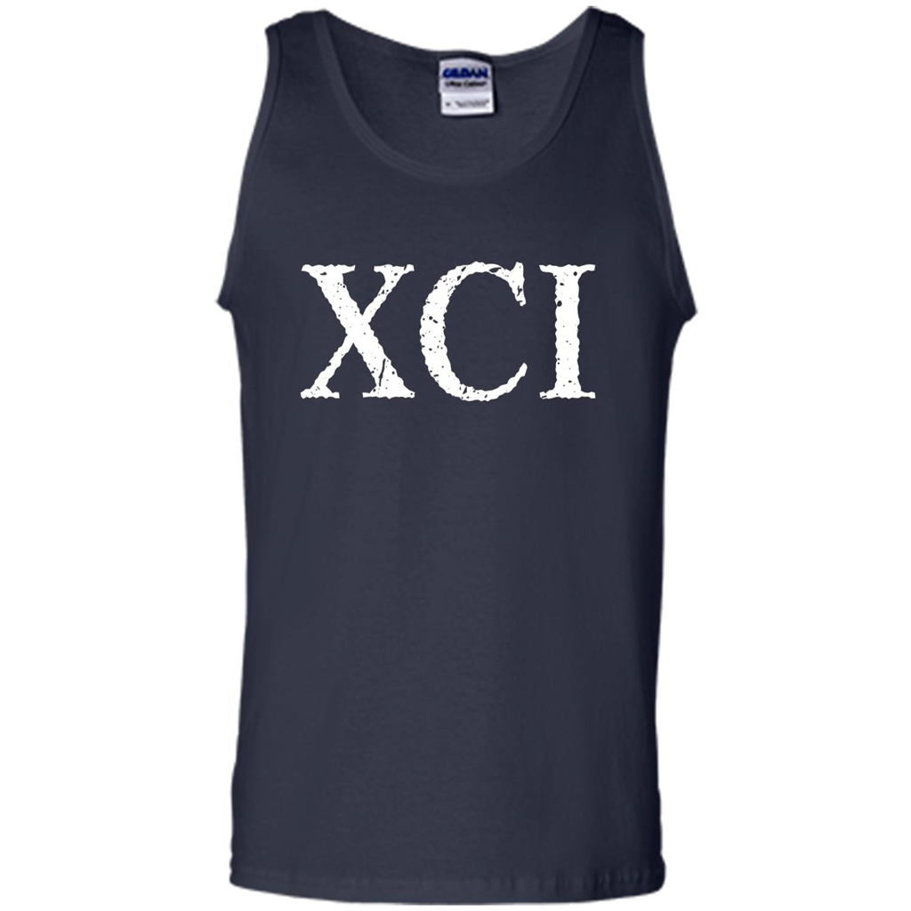 Roman Numeral 91 XCI Shirt Navy