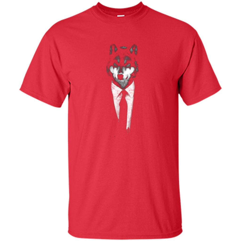 Mr Wolf T-shirt Red