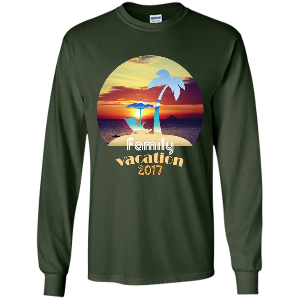 Summer T-shirt Family Vacation 20117 Forest Green
