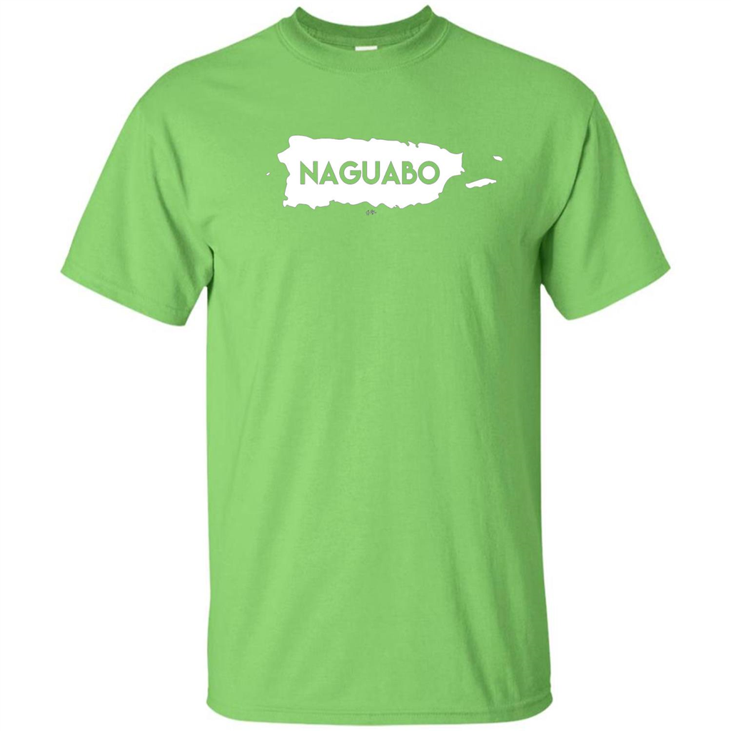 Naguabo Boricua Puerto Rican Jibaro Pride T-shirt Lime