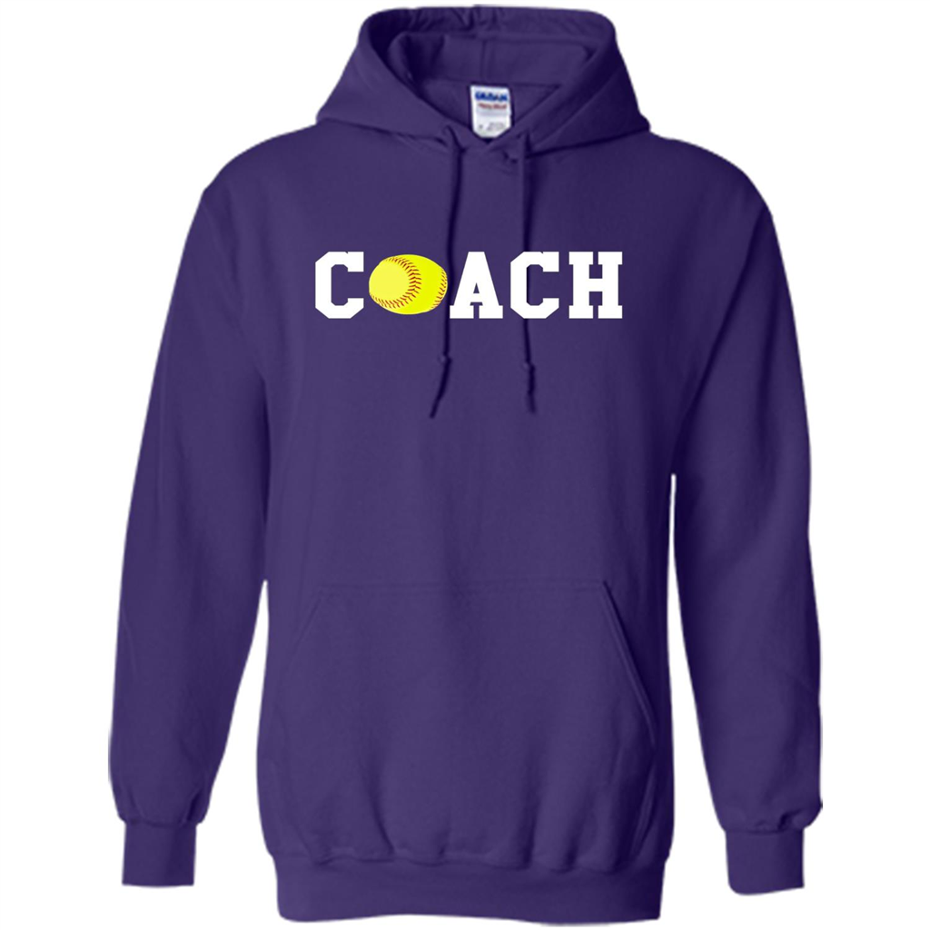 Softball Coach Gift T-shirt Purple