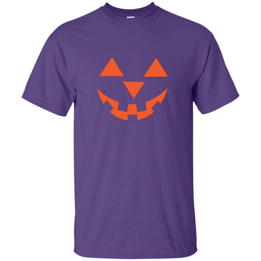 Pumpkin Head Jack O' Lantern Smiling Face Halloween T-shirt
