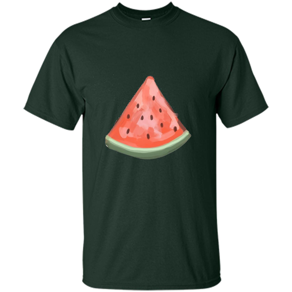 Summer T-shirtt Watermelon Slice Forest Green