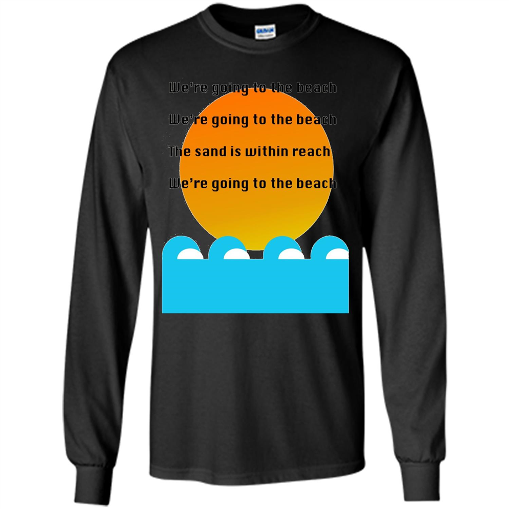 Summer T-shirt We're Going To The Beach T-shirt Black