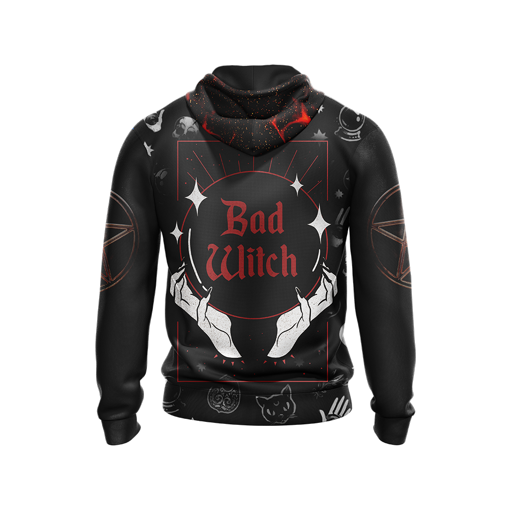 Bad Witch Unisex 3D Hoodie