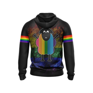 LGBT - I Am Rainbow Sheep Of The The Family Unisex Zip Up Hoodie