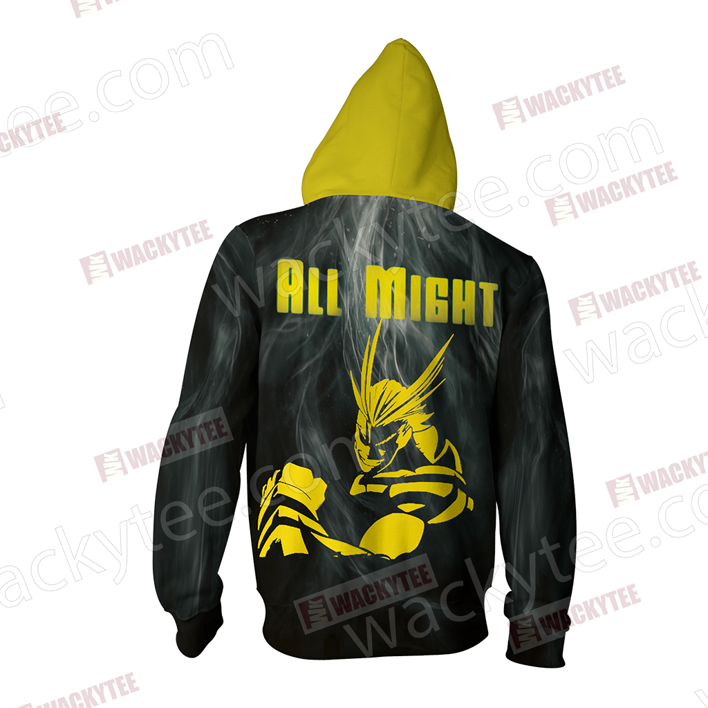 Boku No Hero Academia All Mighty Zip Up Hoodie Jacket