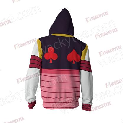 Hunter x Hunter Hisoka Cosplay Zip Up Hoodie Jacket