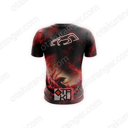 Yu-Gi-Oh! Black Rose Dragon Cosplay Unisex 3D T-shirt