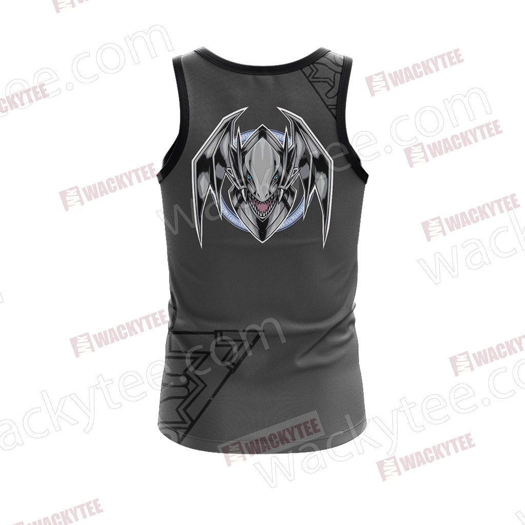Yu Gi Oh! Blue Eyes White Dragon 3D Tank Top