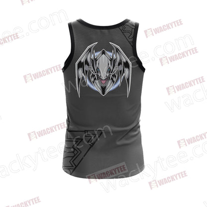 Yu Gi Oh! Blue Eyes White Dragon 3D Tank Top