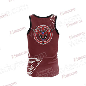 Yu Gi Oh! Slifer The Sky Dragon 3D Tank Top