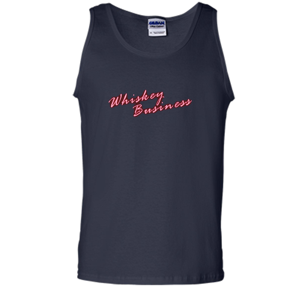Whiskey Business Drinking 80's T-shirt shirt Navy