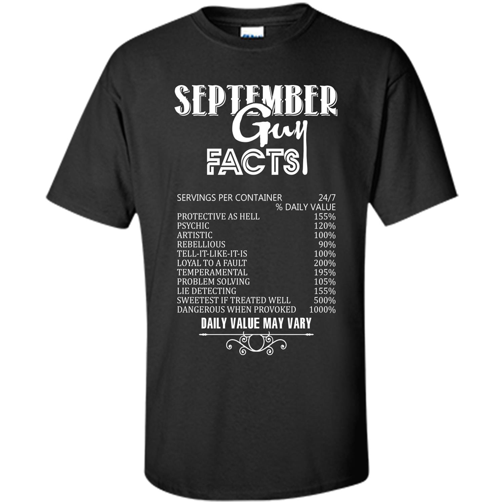 September Guy Facts T-shirt