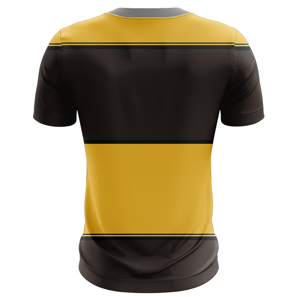 Striped Hufflepuff Harry Potter New Unisex 3D T-shirt