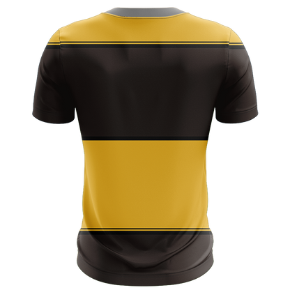 Striped Hufflepuff Harry Potter New Unisex 3D T-shirt